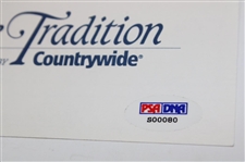 Defending Champ Jack Nicklaus & Charles Coody Signed 1997 The Tradition Official Scorecard PSA/DNA #S00080