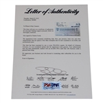 Defending Champ Jack Nicklaus & Charles Coody Signed 1997 The Tradition Official Scorecard PSA/DNA #S00080