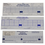 Stadler, Els, Lyle, Crenshaw, Love III Signed NEC/Players/Nelson Official Scorecards PSA/DNA