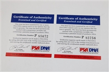 Stadler, Els, Lyle, Crenshaw, Love III Signed NEC/Players/Nelson Official Scorecards PSA/DNA