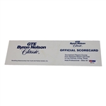 Phil Mickelson & Tom Byrum Signed 1997 Byron Nelson Classic Official Scorecard PSA/DNA #P85760