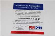 Phil Mickelson & Tom Byrum Signed 1997 Byron Nelson Classic Official Scorecard PSA/DNA #P85760