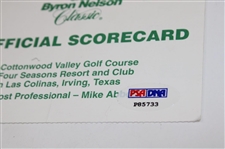 Tom Watson & Dicky Pride Signed 1997 Byron Nelson Classic Official Scorecard PSA/DNA #P85733