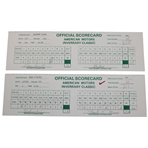Ray Floyd, OMeara, Tewell & Sneed Signed 1981 Inverrary Classic Official Scorecards PSA/DNA 