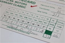 Ray Floyd, O'Meara, Tewell & Sneed Signed 1981 Inverrary Classic Official Scorecards PSA/DNA 