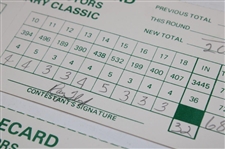 Ray Floyd, O'Meara, Tewell & Sneed Signed 1981 Inverrary Classic Official Scorecards PSA/DNA 