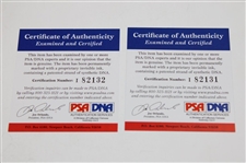 Ray Floyd, O'Meara, Tewell & Sneed Signed 1981 Inverrary Classic Official Scorecards PSA/DNA 