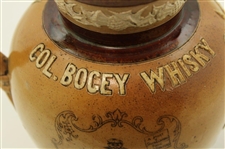Large Royal Doulton Lambeth Colonel Bogey Whisky Advertising Water Jug - Rare