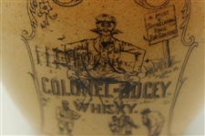 Large Royal Doulton Lambeth Colonel Bogey Whisky Advertising Water Jug - Rare