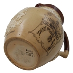 Large Royal Doulton Lambeth Colonel Bogey Whisky Advertising Water Jug - Rare