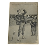 Advertising Postcard for Colonel Bogey Whisky