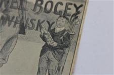 Advertising Postcard for Colonel Bogey Whisky