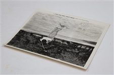 Original Bobby Jones Studio Issued Photograph of Bobby Jones Swinging a Long Iron