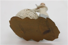 German Post-Swing Lady Golfer Bramble Ball Decorative Match Holder