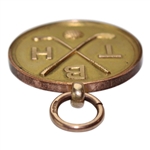 1919 BTH Dublin Irish Golf 9k Gold Medal Won by W.D. Robertson