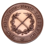 1910 The Country Club Brookline Semi-Finalist Medal Awarded to H.W. Stucklen