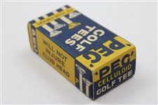 Uncommon Box of Fourteen (14) Peg Golf Tees - 3 Box