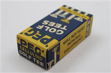 Uncommon Box of Fourteen (14) Peg Golf Tees - 3 Box