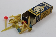 Uncommon Box of Fourteen (14) Peg Golf Tees - 3 Box