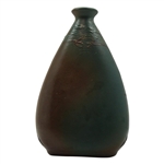 Weller Dickensware Vase with Woman Golfer in Blue Dress and Cape