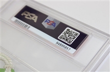 2000 The Open Championship at St. Andrews Series Badge - Tiger Woods Win PSA NM-MT 8