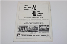 Jack Nicklaus Signed April 1965 Masters Week Magazine JSA ALOA
