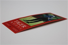 Rare Tiger Woods Cards - Nike Ltd Ed First Tiger Woods Victory Scorecard - Issued to Campers Circa 1996