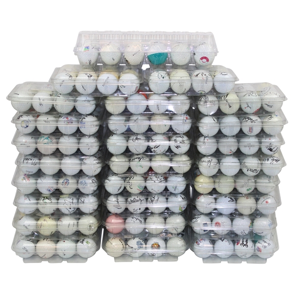 324 Signed Golf Balls - Twenty-Seven (27) Dozen Signed Golf Balls by Legends, Stars, LPGA & more