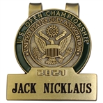 Jack Nicklaus 2021 US Open Championship at Torrey Pines Issued Honorary Contestant Badge/Clip