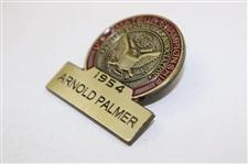 1954 US Amateur Champ Arnold Palmer Commemorative Contestant Badge - Limited Distribution