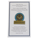 Arnold Palmer 1960 US Open Commemorative Contestant Badge - 2017 US Open Ltd Ed w/Card