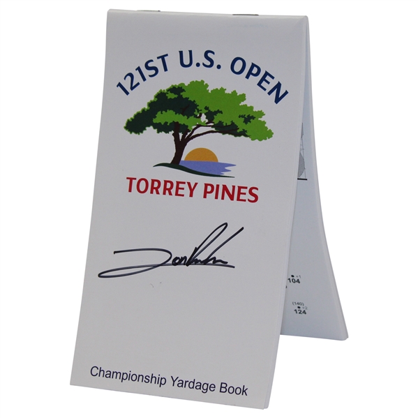 Jon Rahm Signed 2021 US Open at Torrey Pines Championship Yardage Book JSA ALOA