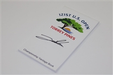 Jon Rahm Signed 2021 US Open at Torrey Pines Championship Yardage Book JSA ALOA