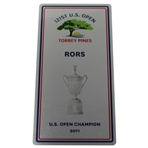 Rory McIlroys 2021 US Open at Torrey Pines RORS Past Champion Locker Room Nameplate