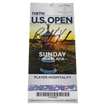 Brooks Koepka Signed 2018 US Open at Shinnecock Hills Sunday Final Rd Ticket JSA ALOA