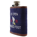2020 US Open at Winged Foot Smathers & Branson Needlepoint Flask - Unused