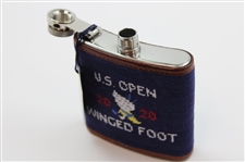 2020 US Open at Winged Foot Smathers & Branson Needlepoint Flask - Unused