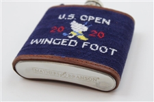 2020 US Open at Winged Foot Smathers & Branson Needlepoint Flask - Unused