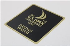 Champion Jordan Spieth's 2015 US Open at Chambers Bay Locker Room Nameplate