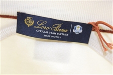 2023 The Ryder Cup European Team Issued Loro Piana Wool Quarter Zip L/S Mockneck - Size Medium