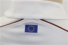 2023 The Ryder Cup European Team Issued Loro Piana Wool Quarter Zip L/S Mockneck - Size Medium