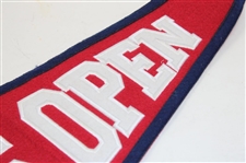2018 US Open at Shinnecock Hills Red, White & Blue Pennant