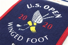 2020 US Open at Winged Foot '120th US Open' Winning Streak Banner w/Trophy