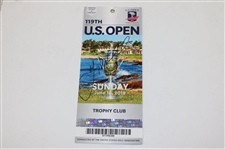 Gary Woodland Signed 2019 US Open at Pebble Beach Sunday Ticket w/Complete Ticket Set JSA ALOA