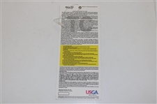 Gary Woodland Signed 2019 US Open at Pebble Beach Sunday Ticket w/Complete Ticket Set JSA ALOA
