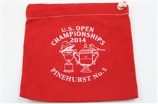 2016 US Open, 2023 US Open, 2021 US Sr. Open and 2014 US Open Green & Red Drawstring Pouches