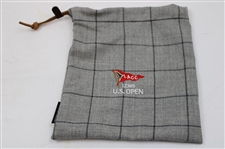 2016 US Open, 2023 US Open, 2021 US Sr. Open and 2014 US Open Green & Red Drawstring Pouches