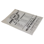 Gary Player Signed 1959 The Open Championship Betting Sheet/Page JSA ALOA