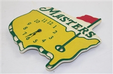 Classic Masters Tournament Yellow Logo Golf Wall Clock
