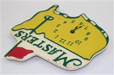 Classic Masters Tournament Yellow Logo Golf Wall Clock